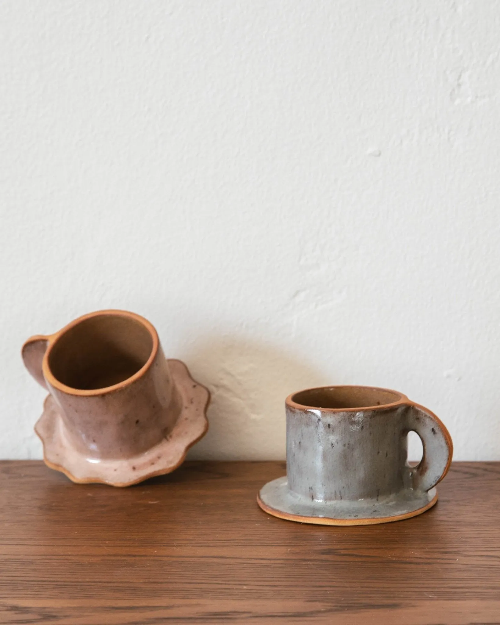 Lylia Hand Formed Espresso Cup w/ Saucer