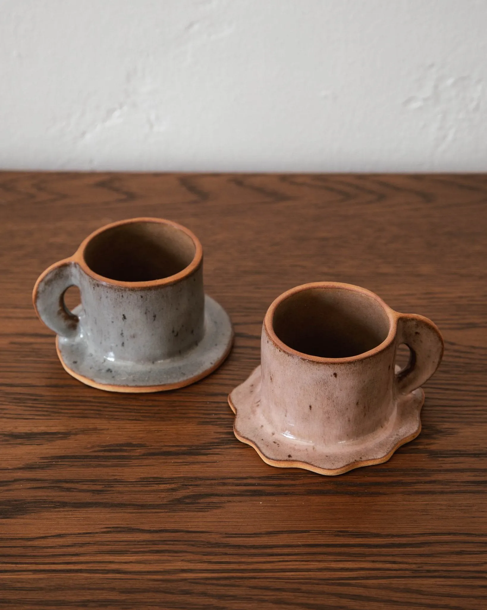 Lylia Hand Formed Espresso Cup w/ Saucer