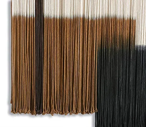 Macrame Wall Hanging Large Dip Dye Tapestry Fiber Wall Art Boho Bedroom Décor