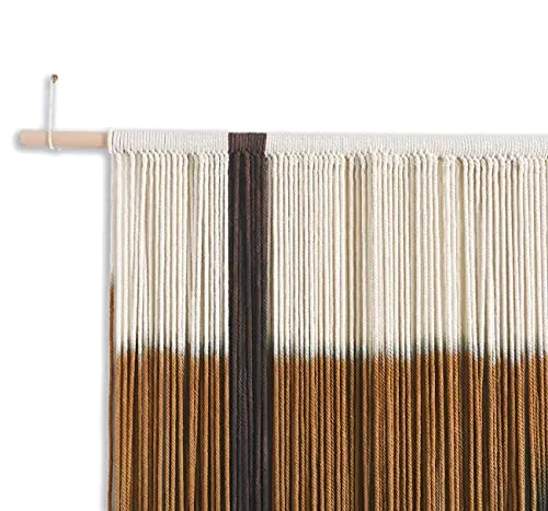 Macrame Wall Hanging Large Dip Dye Tapestry Fiber Wall Art Boho Bedroom Décor