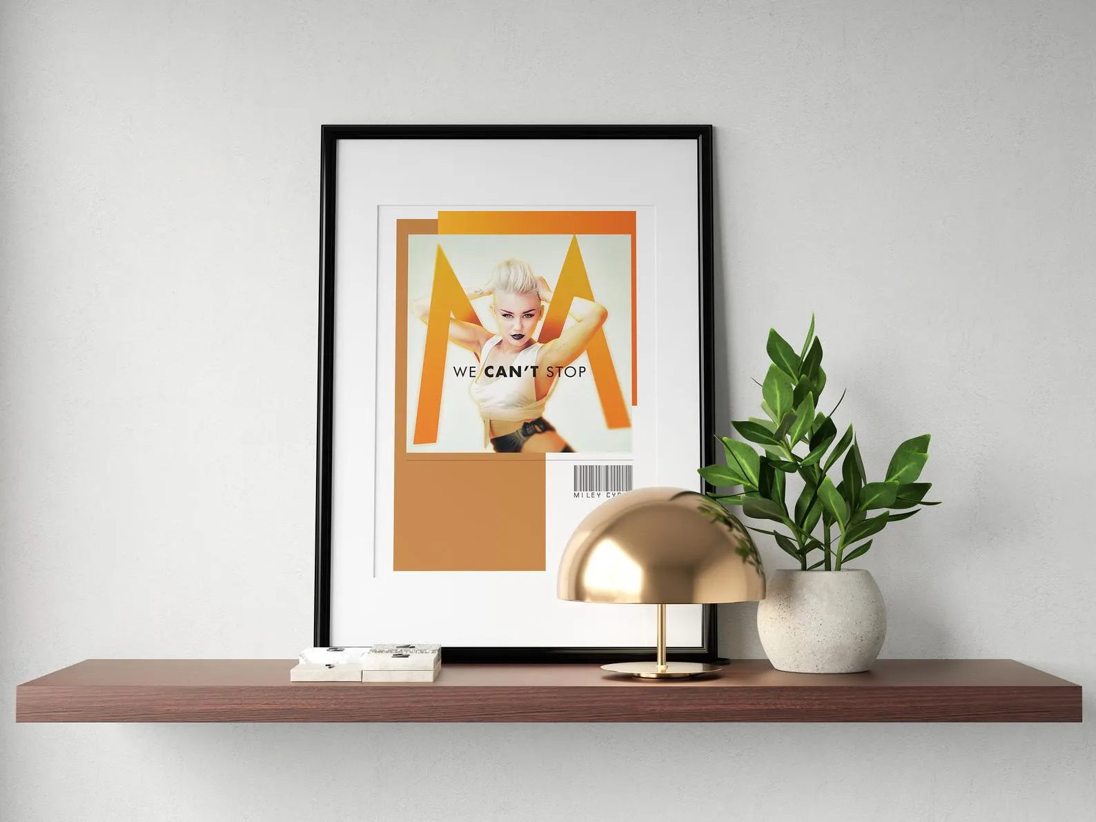 Miley Cyrus Art, We Can&#39;t Stop Poster, Custom Music Print, Music Poster, Custom Poster, Home Decor, Wall Hangings, Miley Canvas