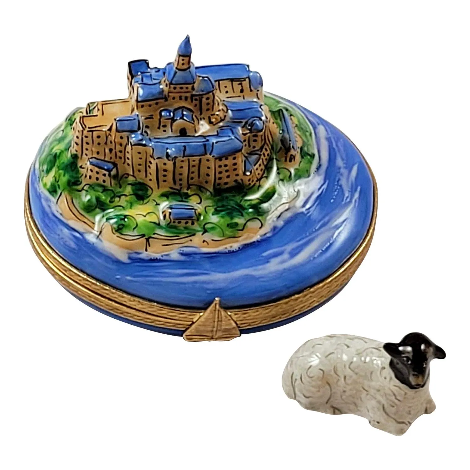 Mount Saint Michele w Removable Lamb
