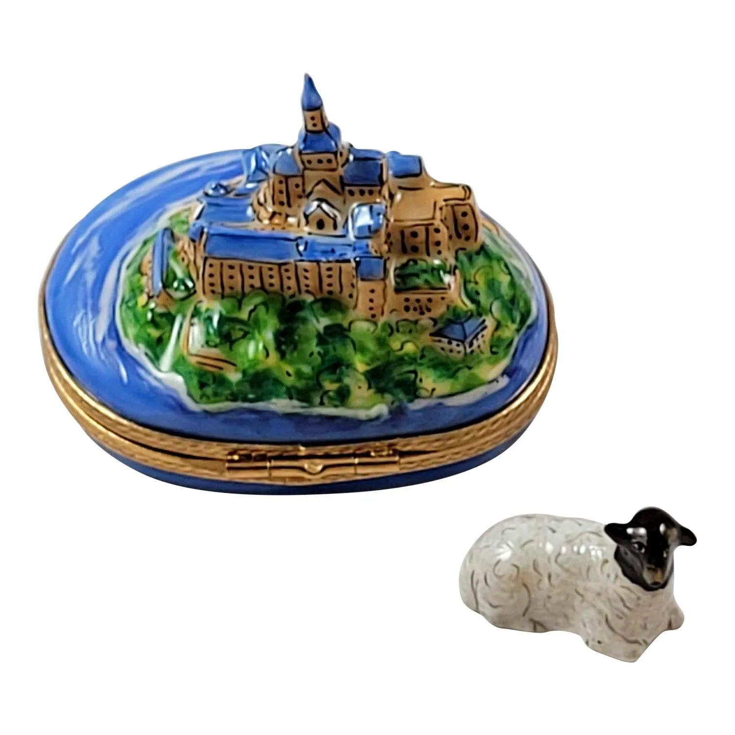 Mount Saint Michele w Removable Lamb