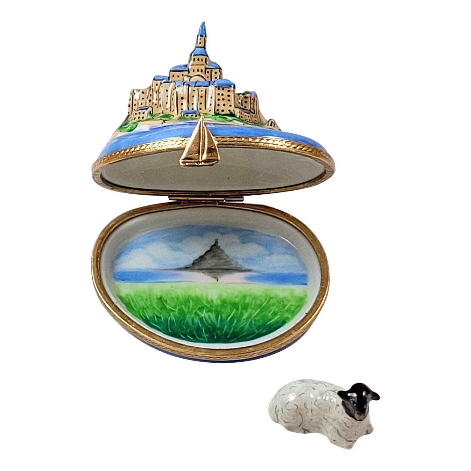 Mount Saint Michele w Removable Lamb