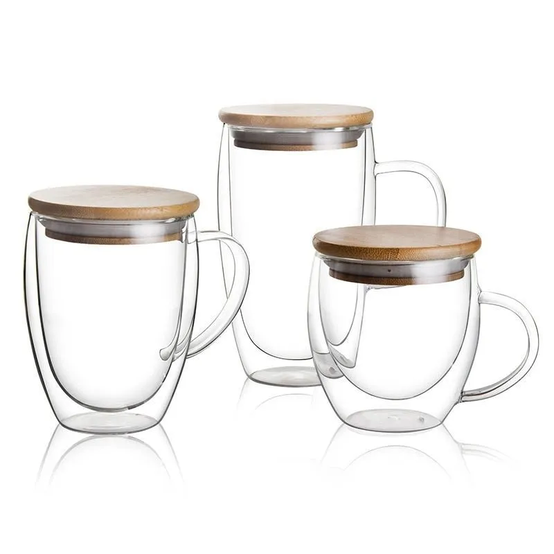 Mug with Lid & Double Wall