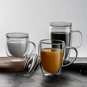 Mug with Lid & Double Wall