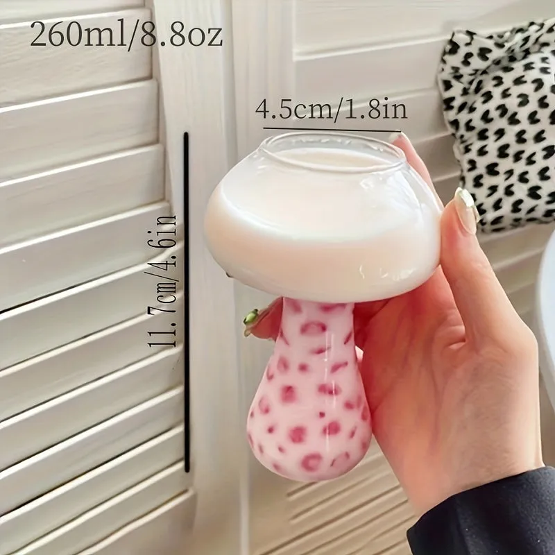 Mushroom Cocktail Glass A Creative Clear Glass for Summer