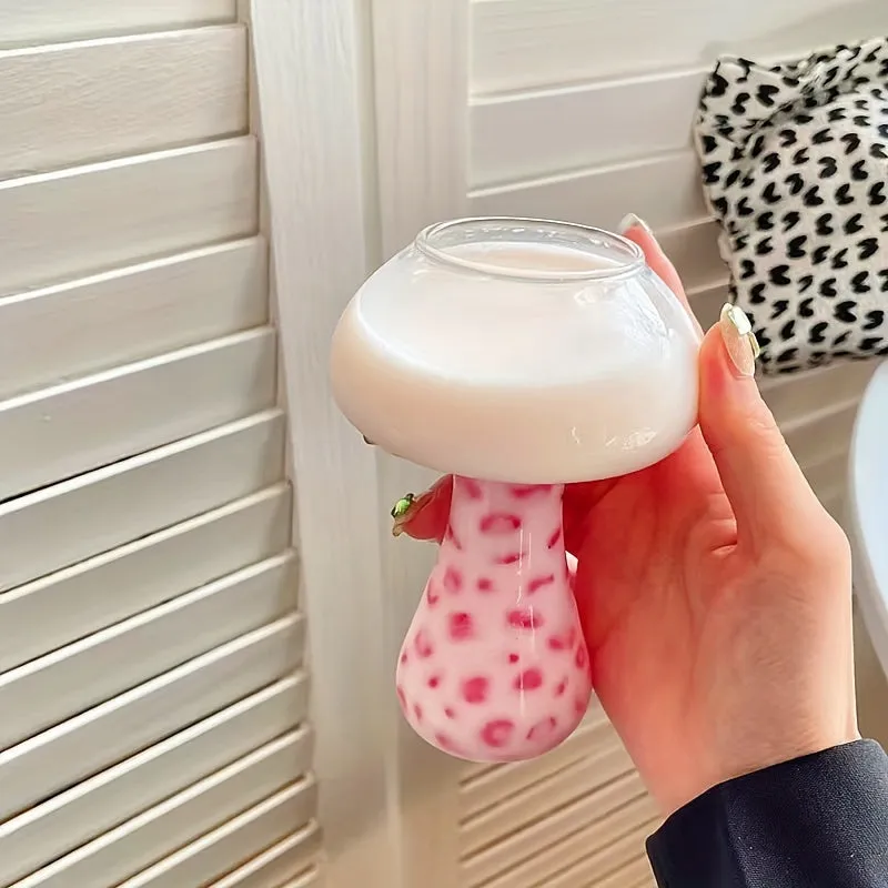 Mushroom Cocktail Glass A Creative Clear Glass for Summer
