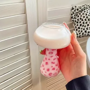 Mushroom Cocktail Glass A Creative Clear Glass for Summer