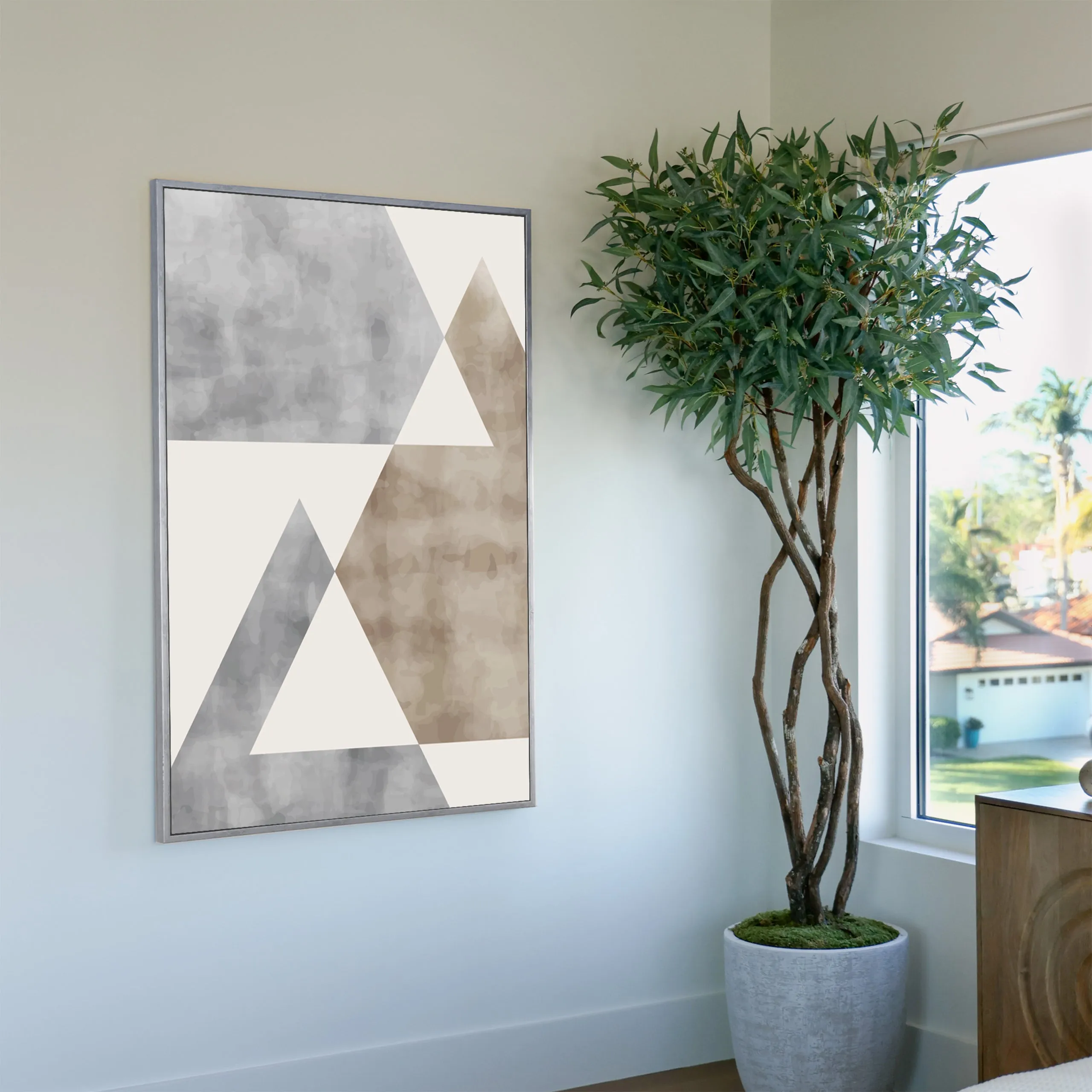 Neutral Triangles Custom Art
