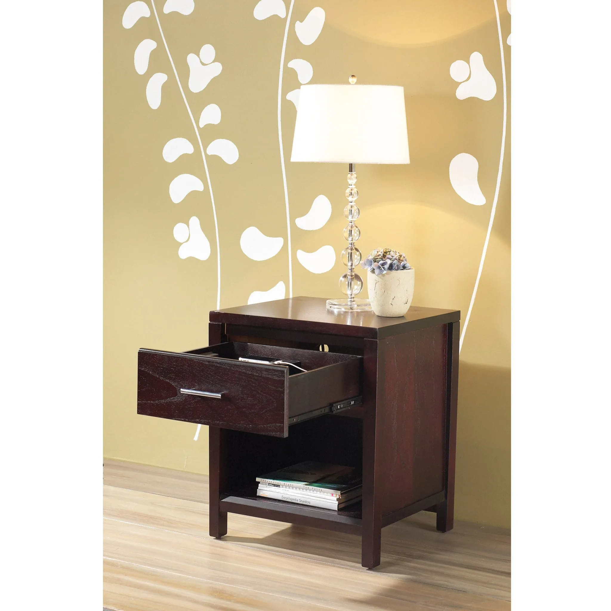 Nevis Nightstand with Power Outlet