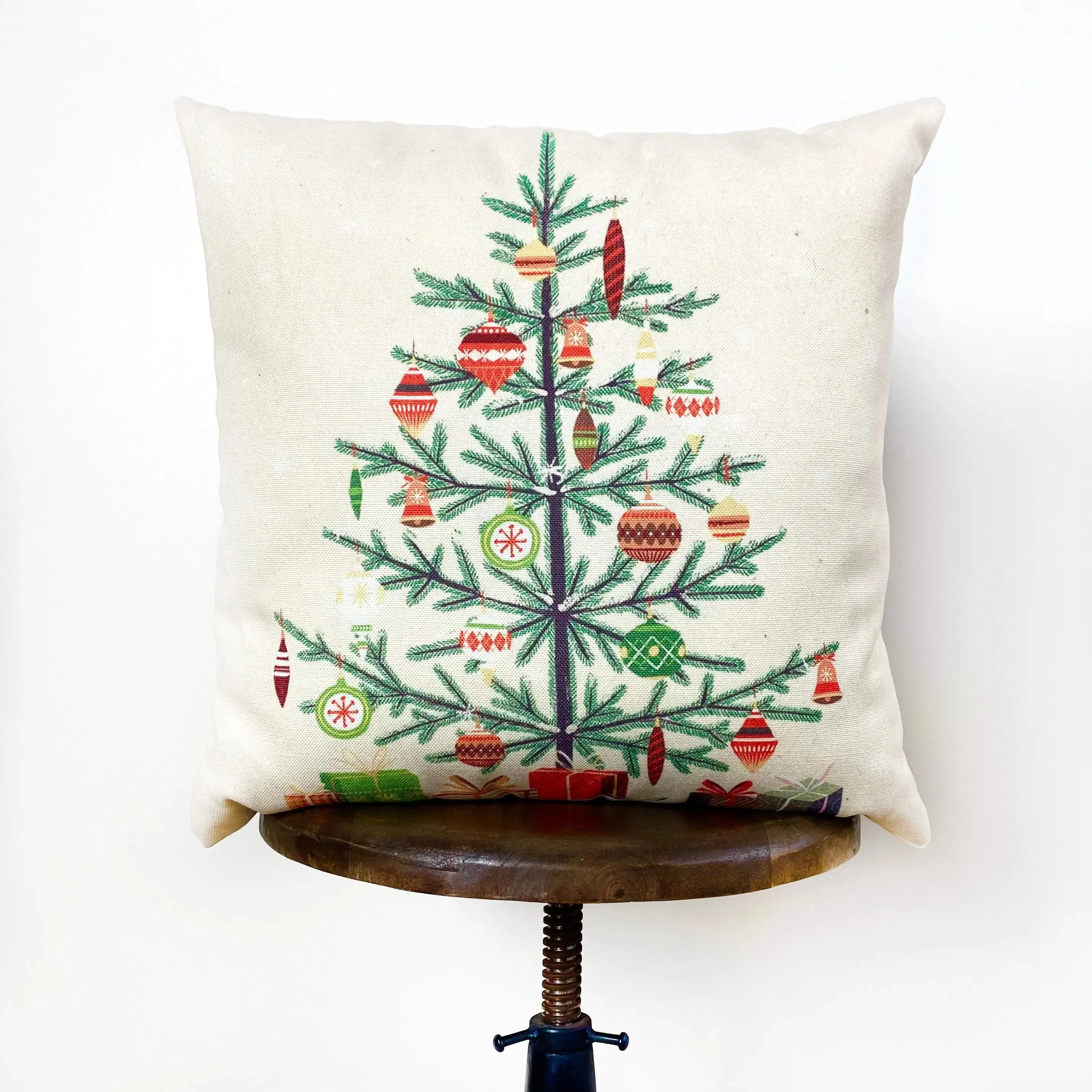 Nordic Pine Christmas Tree | Throw Pillow | Thank you Gift | Teacher Gift | New Home Gift | Grandma Gift | Mom Gift | Rustic Farmhouse Decor