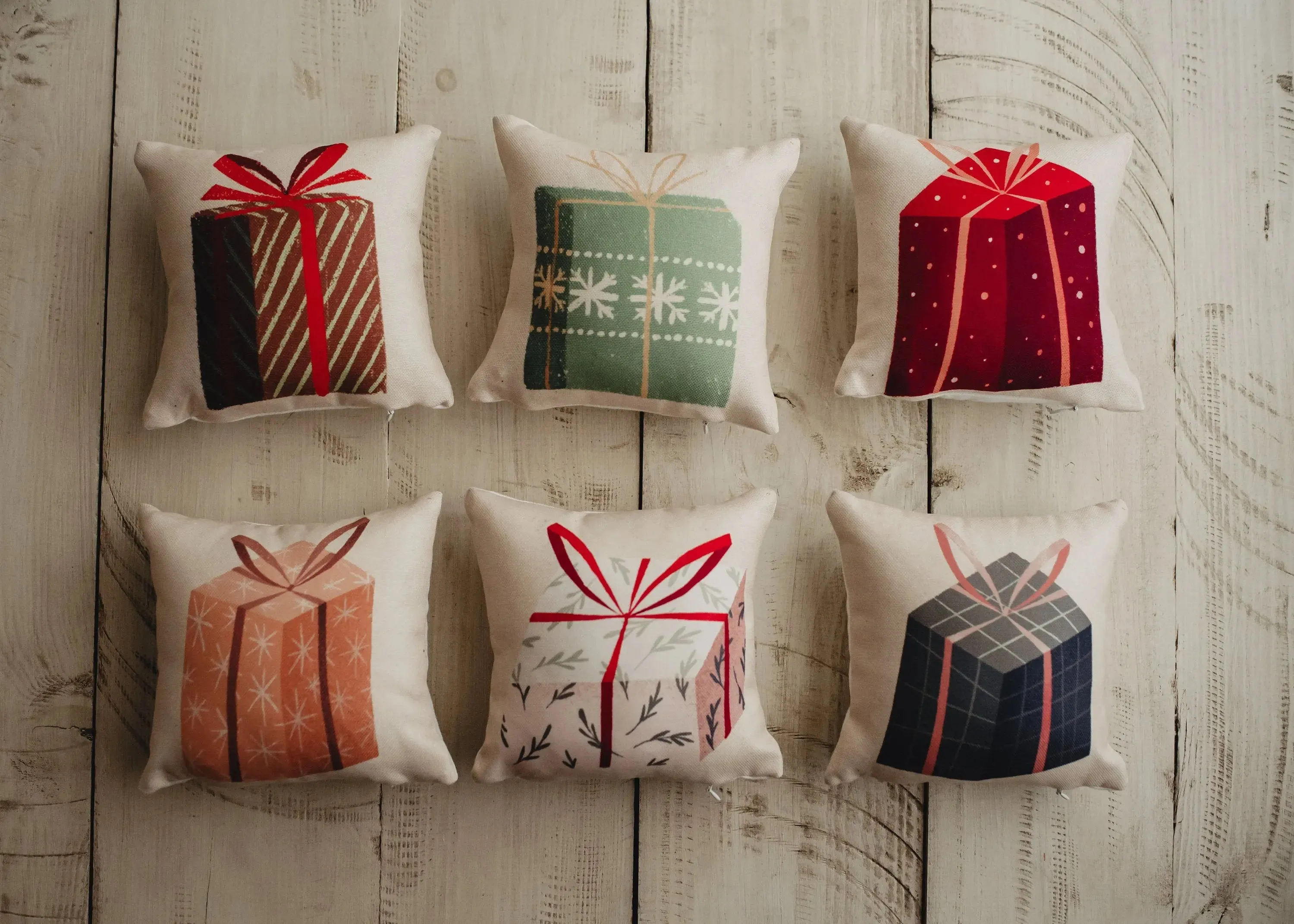 Nordic Pine Christmas Tree | Throw Pillow | Thank you Gift | Teacher Gift | New Home Gift | Grandma Gift | Mom Gift | Rustic Farmhouse Decor