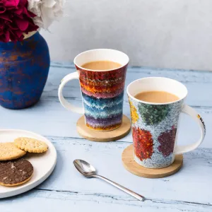 Pair of Rag Rug Mugs
