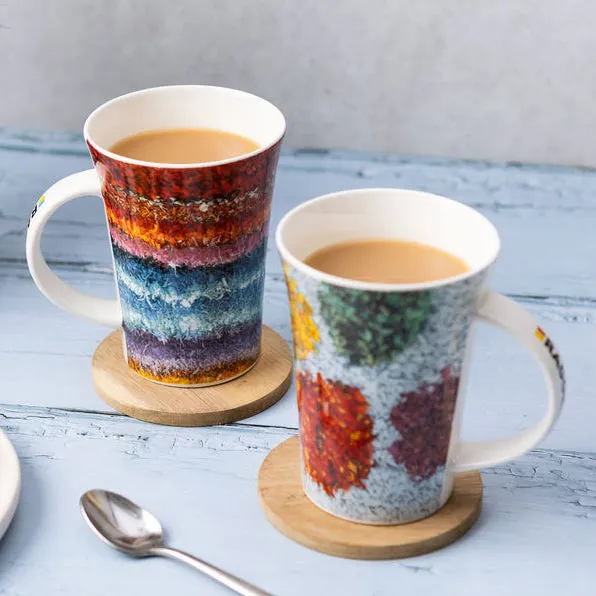 Pair of Rag Rug Mugs