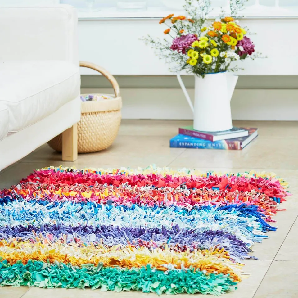 Pair of Rag Rug Mugs