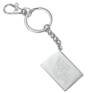 Personalised Hogwarts Acceptance Letter Keychain