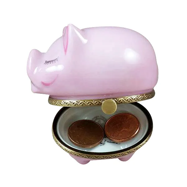 Piggy Bank w Removable Coins