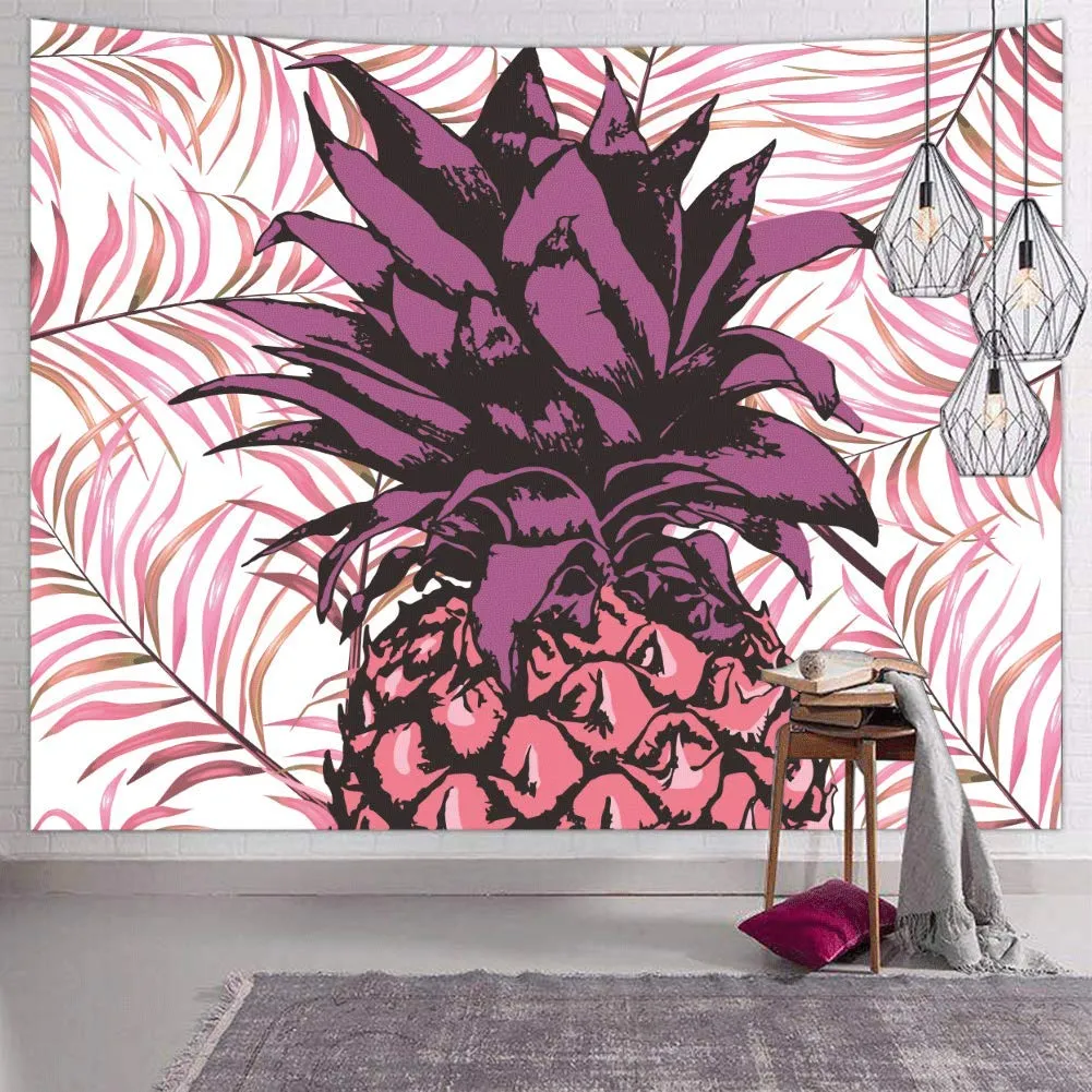 Pineapple Purple Tapestry