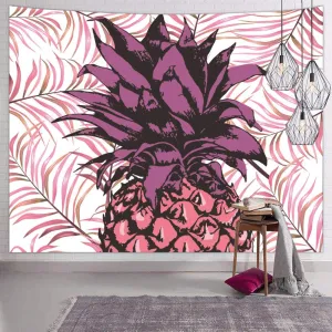 Pineapple Purple Tapestry