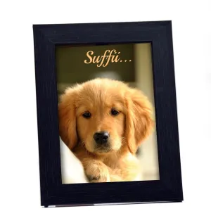 Prints Club Personalized Photo Frames for Table and Walls Decoration and Customized Dog Photo Frame for Gifts and Home Decor (Vertical) (5x7 Inch)