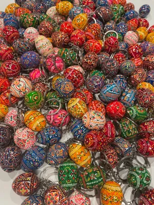 Pysanka Keychains