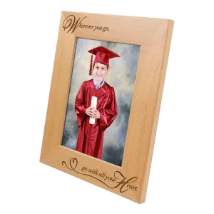 "Go With All Your Heart" Picture Frame