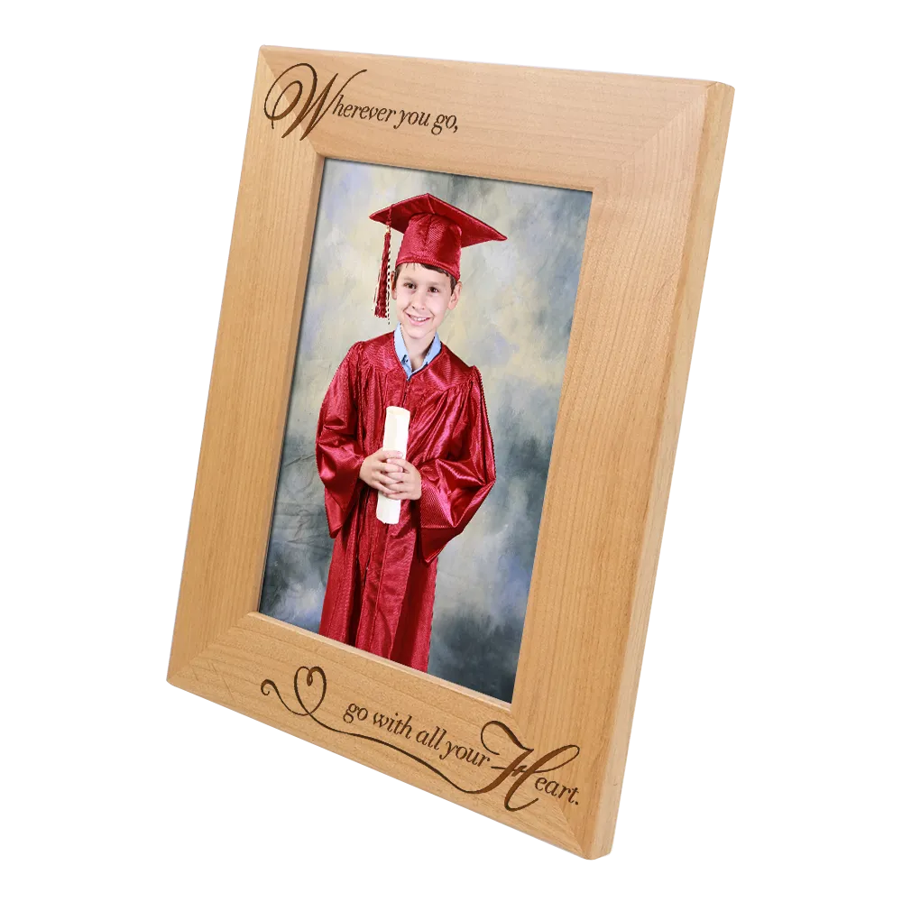 "Go With All Your Heart" Picture Frame