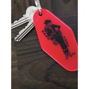 Retro Keychain Boss Lady