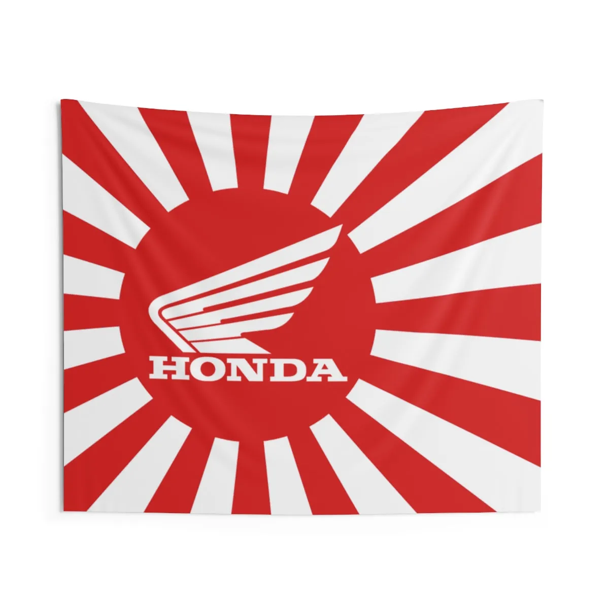 Rising Sun Honda Wing Indoor Wall Tapestries by Reefmonkey