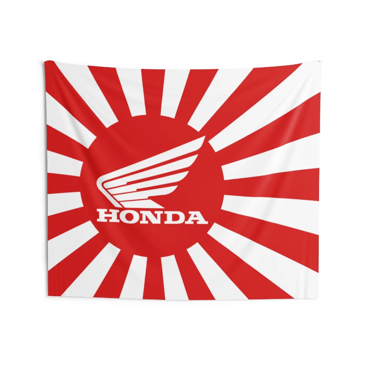 Rising Sun Honda Wing Indoor Wall Tapestries by Reefmonkey