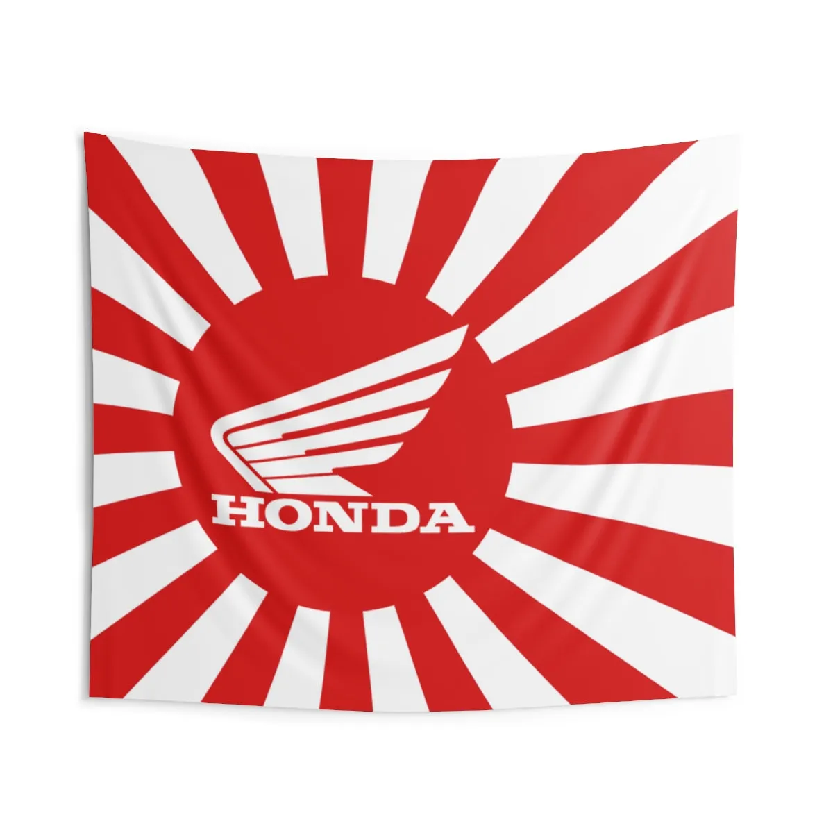Rising Sun Honda Wing Indoor Wall Tapestries by Reefmonkey