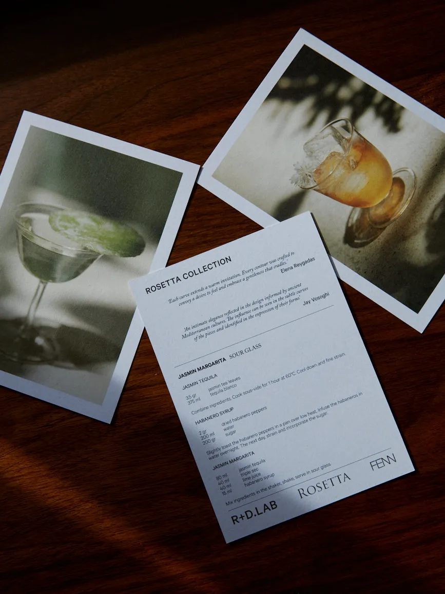 Rosetta Martini | Clear | Set of Two