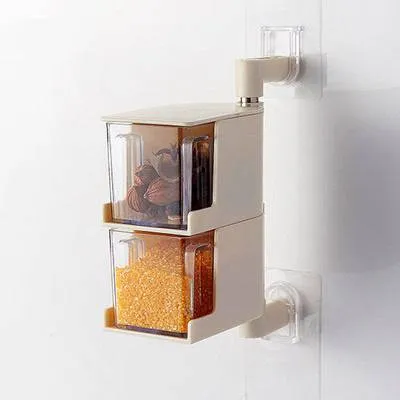 Rotatable Seasoning Storage Boxes