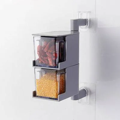 Rotatable Seasoning Storage Boxes