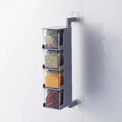 Rotatable Seasoning Storage Boxes