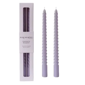 Scented Spiral Candle | Patchouli   Bergamot