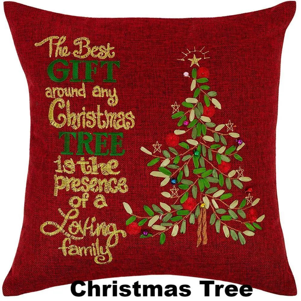 Seasonal Bells Throw Pillow Covers