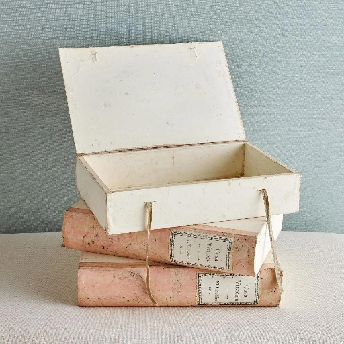 Set 3 Marbled Pink Document Box