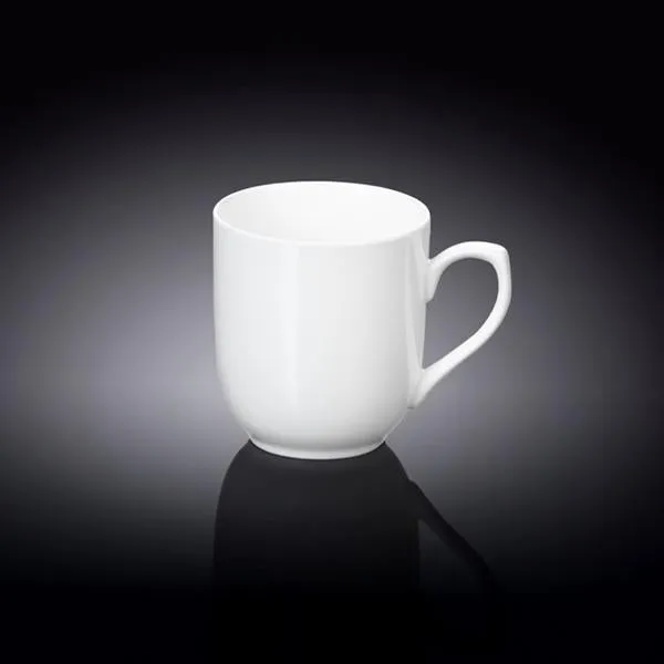 Set Of 6 White Mug 9 Oz | 270 Ml