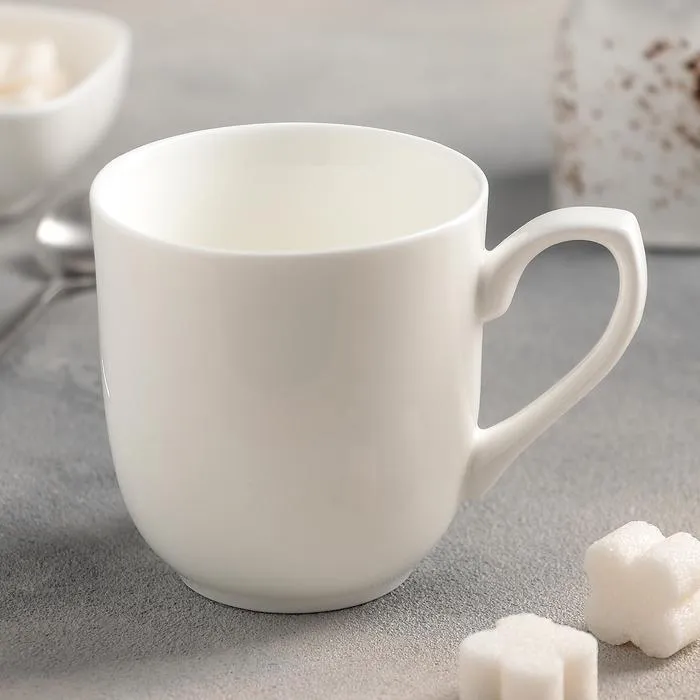 Set Of 6 White Mug 9 Oz | 270 Ml
