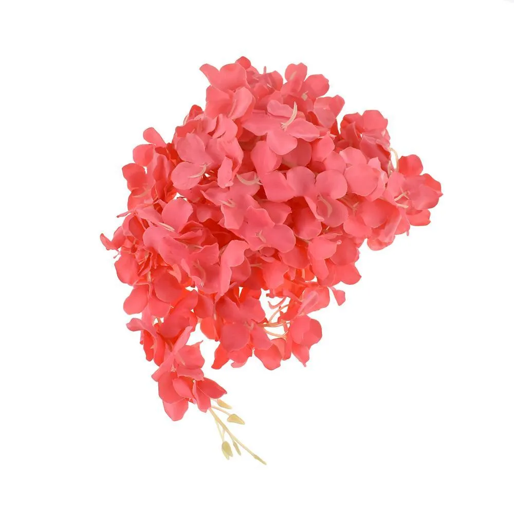 Silk Hydrangea Garland, 80-Inch