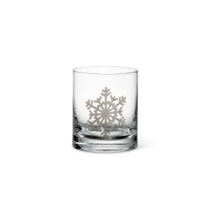 Silver Snowflake Tumbler
