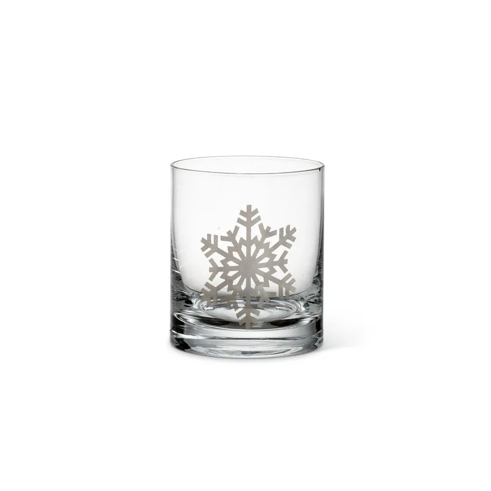 Silver Snowflake Tumbler