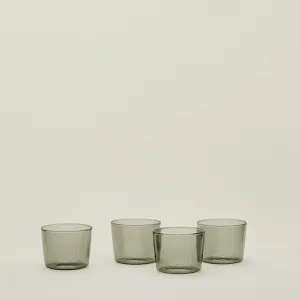 Small Essential Glassware Set of 4 (Smoke)