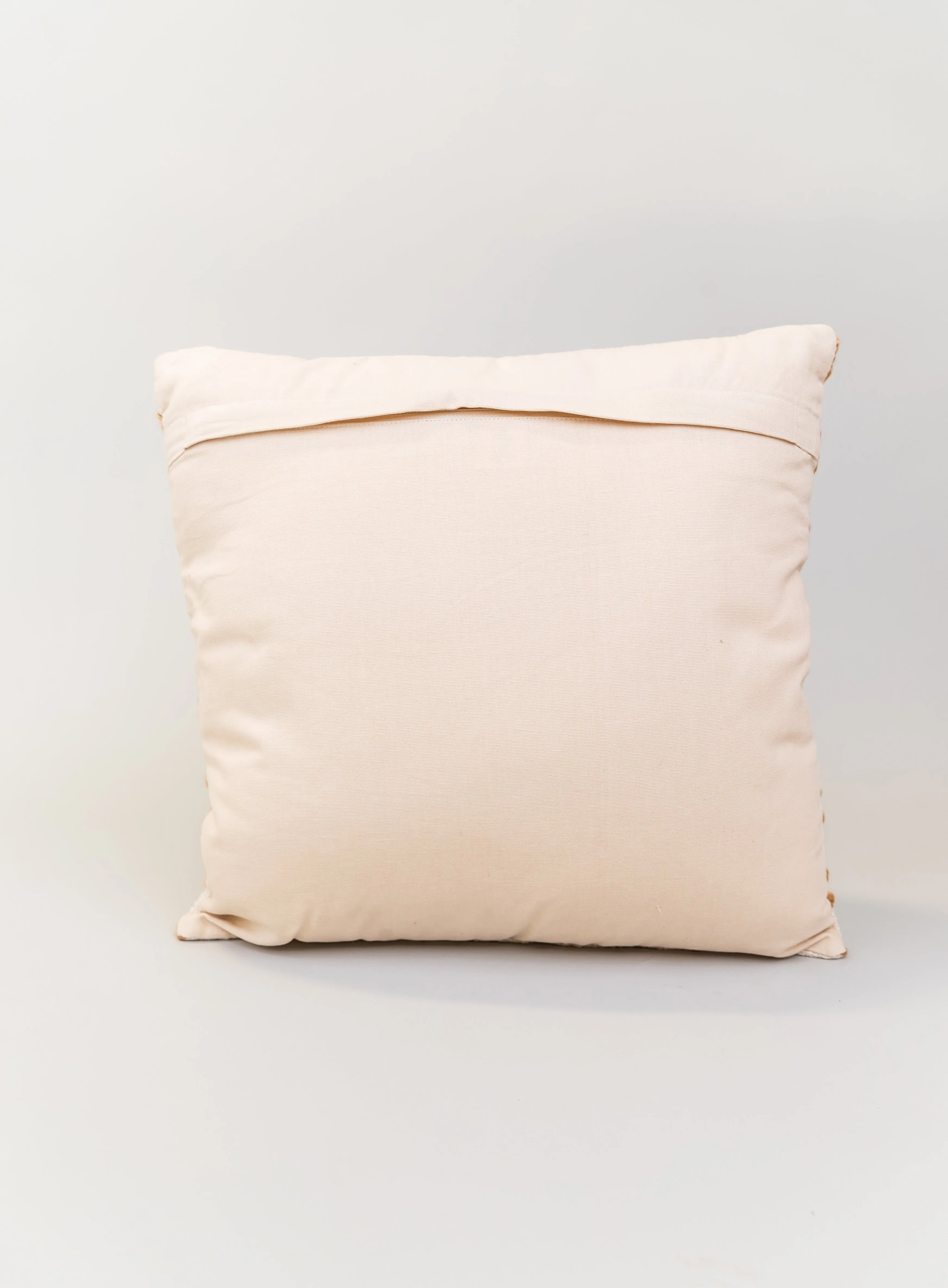 Sparrow Cross Embroidered Pillow