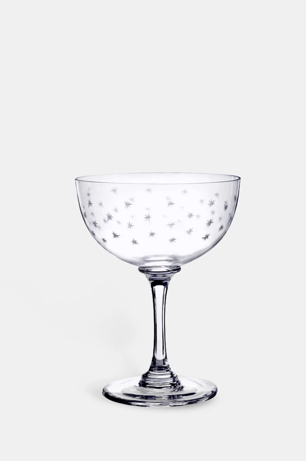 Stars Champagne Saucer Set