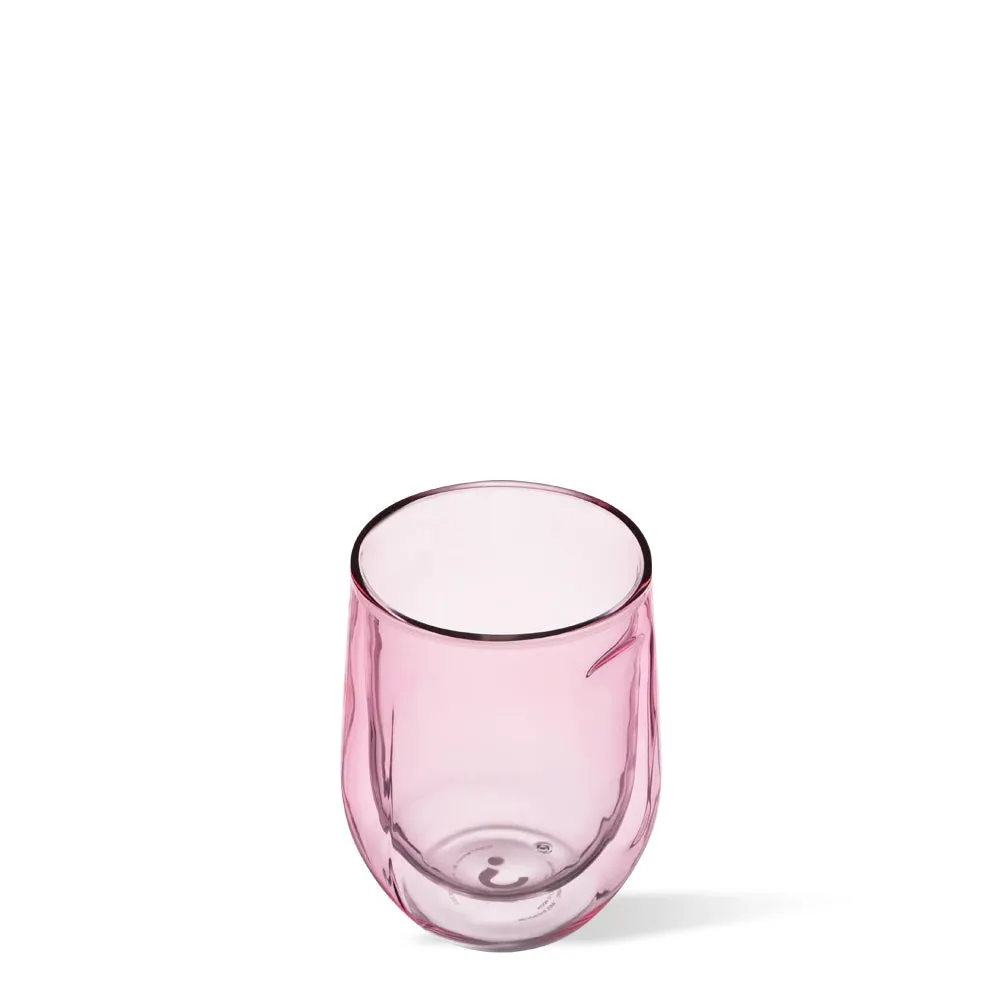 Stemless Glass Blush (Set of 2)