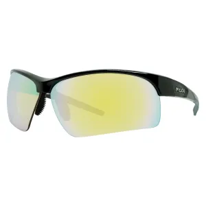 Stingray Mirrored HD Sunglasses in Black