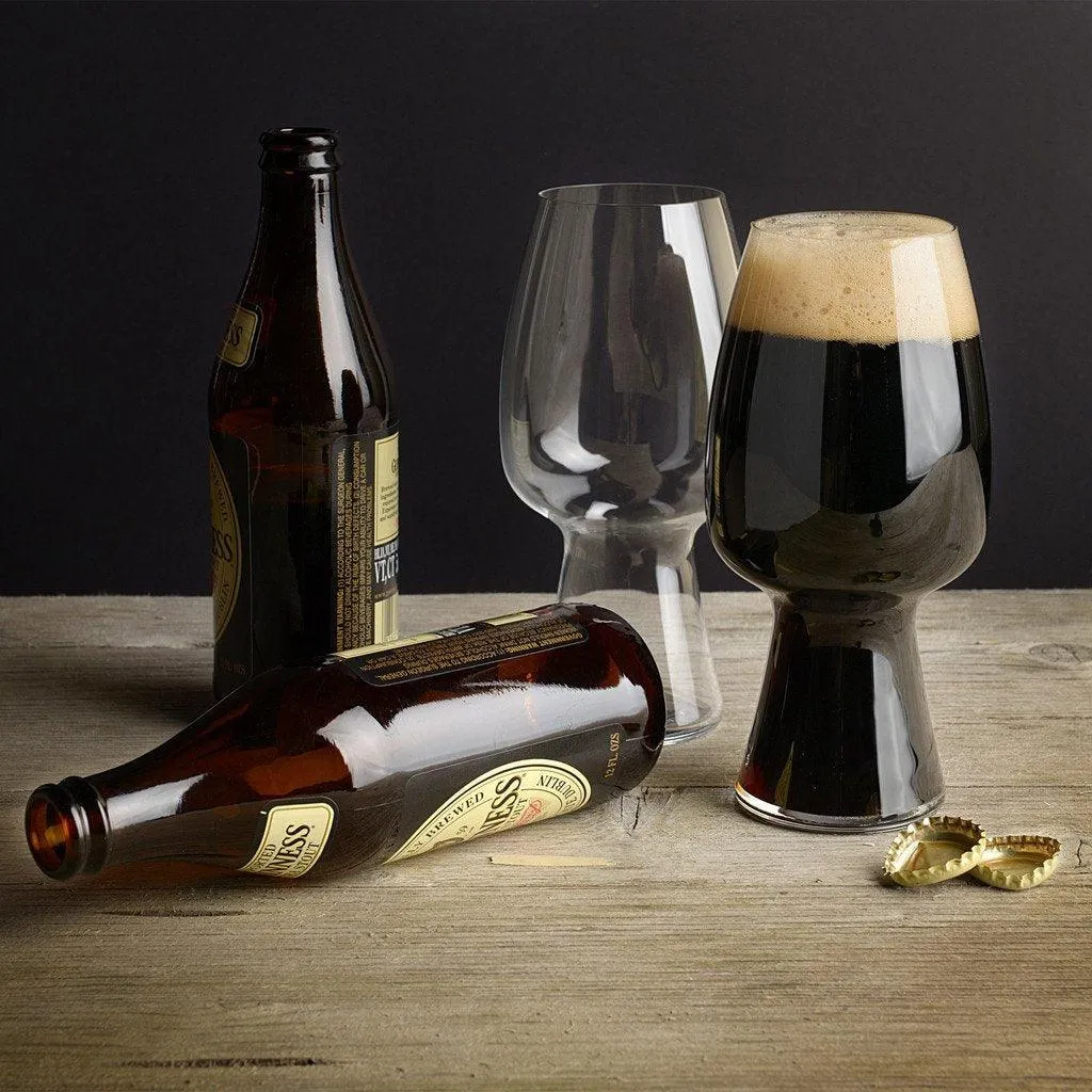 STOUT CRAFT BEER GLASS - SET OF 4 - MADE IN GERMANY